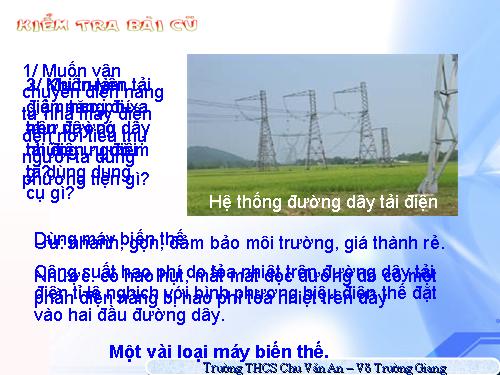 Bài 37. Máy biến thế