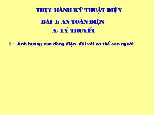 Bài 29. Thực hành: Chế tạo nam châm vĩnh cửu, nghiệm lại từ tính của ống dây có dòng điện