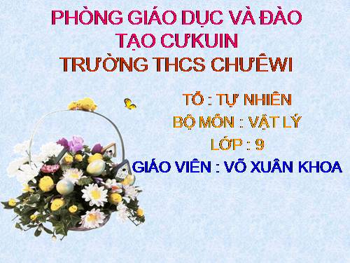 Bài 10. Biến trở - Điện trở dùng trong kĩ thuật