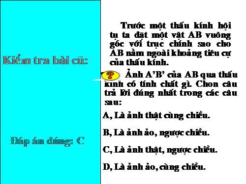 Bài 47. Sự tạo ảnh trong máy ảnh