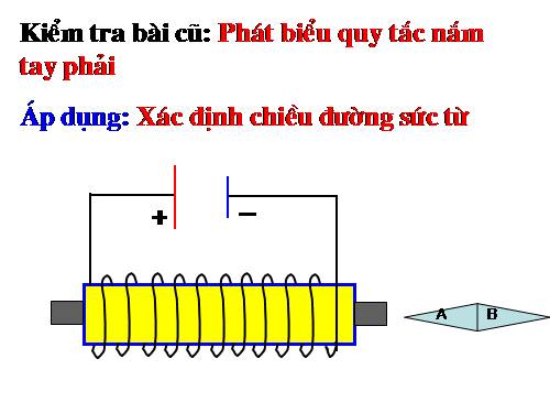 Bài 25. Sự nhiễm từ của sắt, thép - Nam châm điện