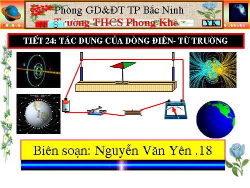 Bài 22. Tác dụng từ của dòng điện - Từ trường