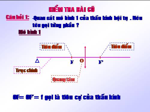 Bài 42. Thấu kính hội tụ