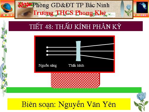 Bài 44. Thấu kính phân kì