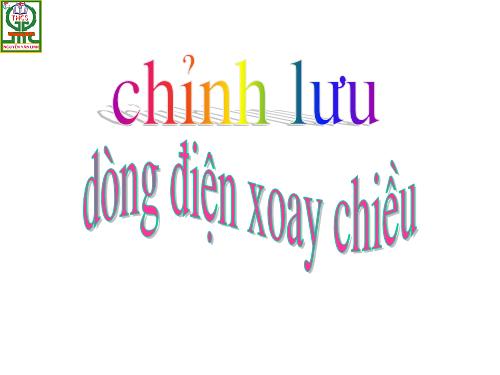 Bài 33. Dòng điện xoay chiều