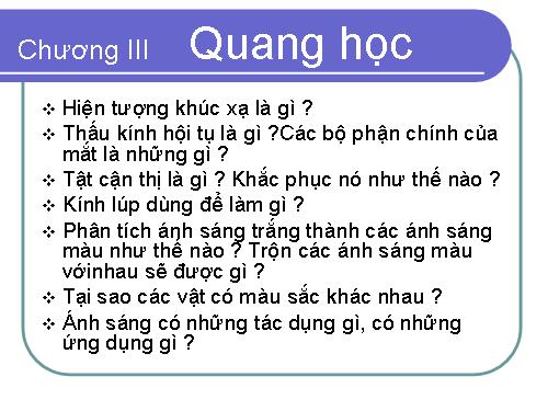 Bài 40. Hiện tượng khúc xạ ánh sáng