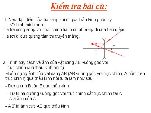 Bài 45. Ảnh của một vật tạo bởi thấu kính phân kì