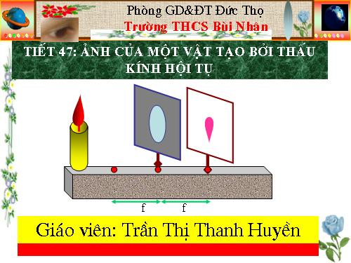 Bài 43. Ảnh của một vật tạo bởi thấu kính hội tụ