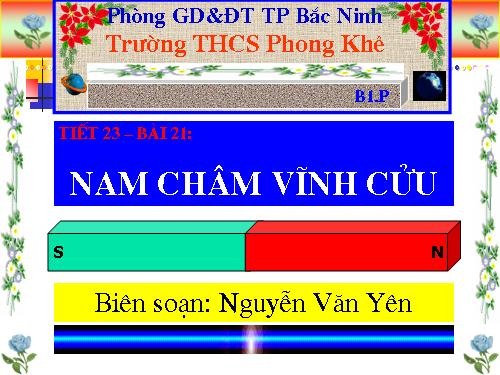 Bài 21. Nam châm vĩnh cửu