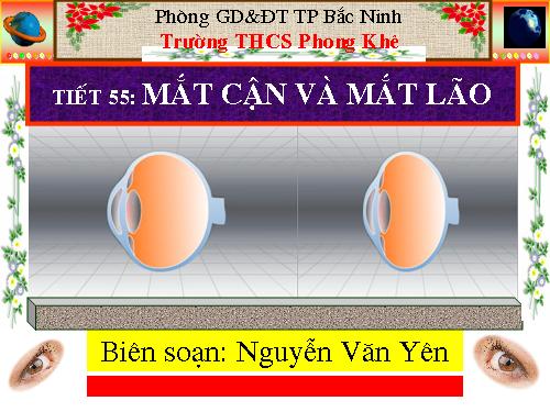 Bài 49. Mắt cận và mắt lão