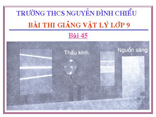 Bài 45. Ảnh của một vật tạo bởi thấu kính phân kì