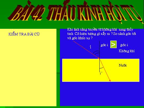 Bài 42. Thấu kính hội tụ