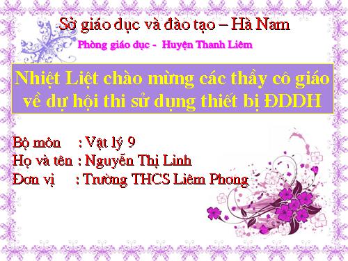 Bài 38. Thực hành: Vận hành máy phát điện và máy biến thế