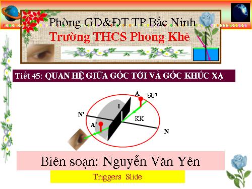 Bài 41. Quan hệ giữa góc tới và góc khúc xạ