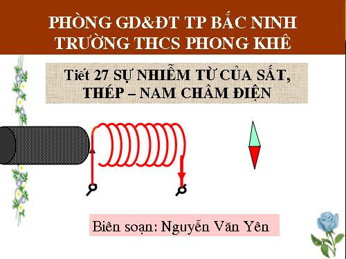 Bài 25. Sự nhiễm từ của sắt, thép - Nam châm điện