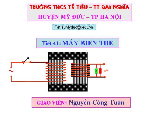 Bài 37. Máy biến thế