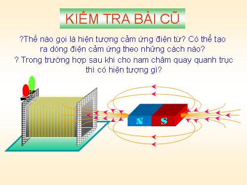 Bài 32. Điều kiện xuất hiện dòng điện cảm ứng