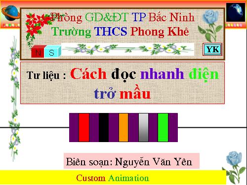 Đọc nhanh điện trở mầu