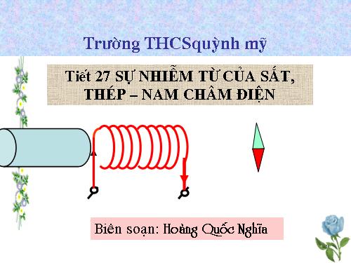 Bài 25. Sự nhiễm từ của sắt, thép - Nam châm điện