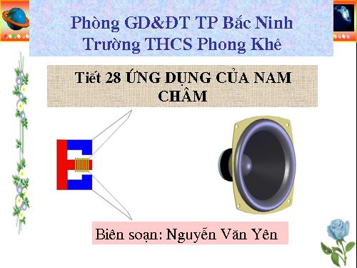 Bài 26. Ứng dụng của nam châm