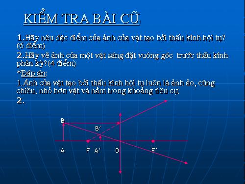 Bài 45. Ảnh của một vật tạo bởi thấu kính phân kì