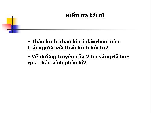 Bài 45. Ảnh của một vật tạo bởi thấu kính phân kì