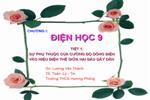 Bài 1. Sự phụ thuộc của cường độ dòng điện vào hiệu điện thế giữa hai đầu dây dẫn