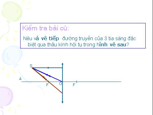 bài 43. Ảnh của một vật tạo bởi thấu kính hội tụ