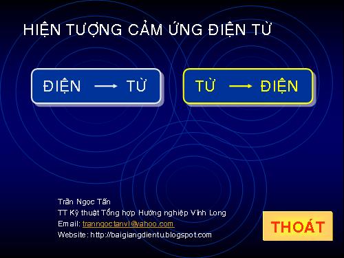 Bài 31: Hiện tượng cảm ứng điện từ