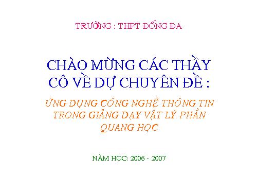 Bài 45. Ảnh của một vật tạo bởi thấu kính phân kì