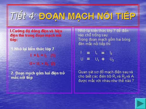 Bài 4. Đoạn mạch nối tiếp