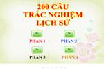 100 CÂU TRẮC NGHIỆM LỊCH SỬ