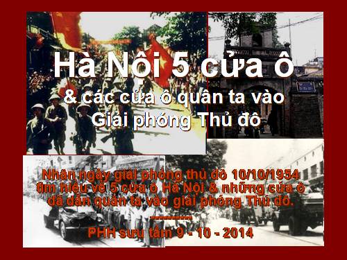 Hà Nội 5 cửa ô.ppt