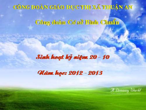 Sinh hoạt Công đoàn 20/10/2012