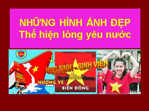 NHỮNG HÌNH ẢNH ĐẸP của HS VN