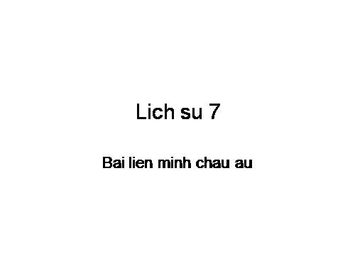 Lịch sử 8