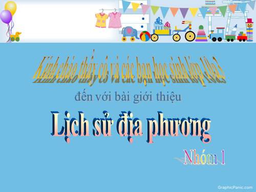 Lịch sử địa phương lớp 10