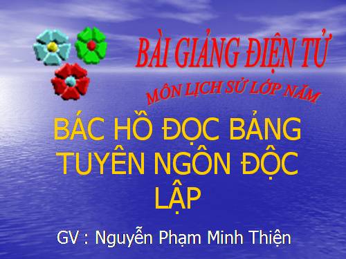 lịch sử 5