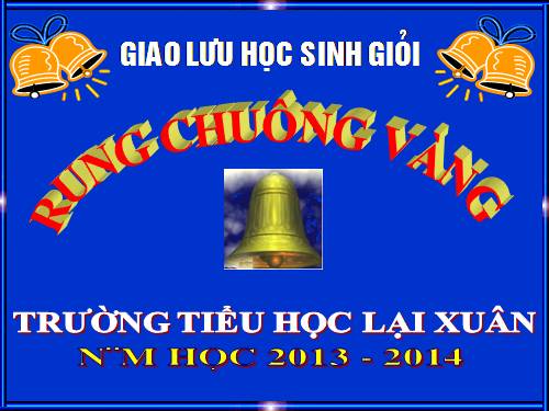 rung chuông vàng khối 5