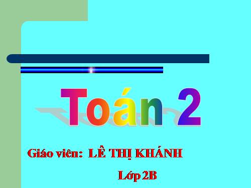 Toán lớp 2