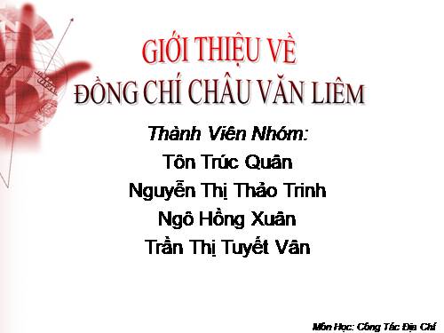 Chau Van Liem