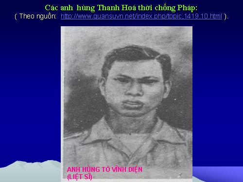 Lịch sử: Các anh hùng Thanh Hóa thời chống Pháp