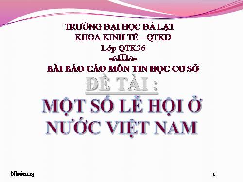 Lễ hội Việt Nam