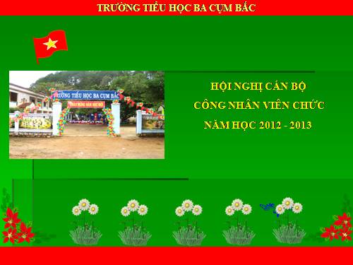 Hội nghị CBCC năm học 2012 - 2013