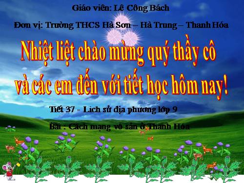 Cách mạng vô sản ở Thanh Hóa