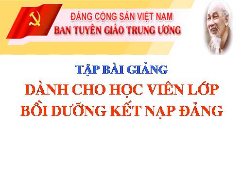 Bài giảng lớp cảm tinh đảng