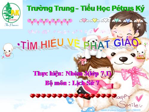 dự án về Phâạ giáo của lớp 7.1