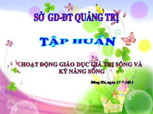 Bài soạn GD GTS&KNS