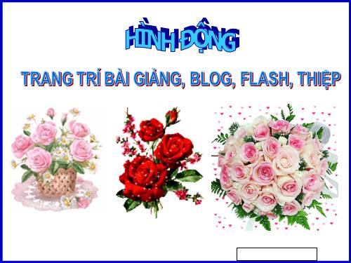 Hình động trang trí