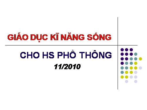 giao duc ki nang song